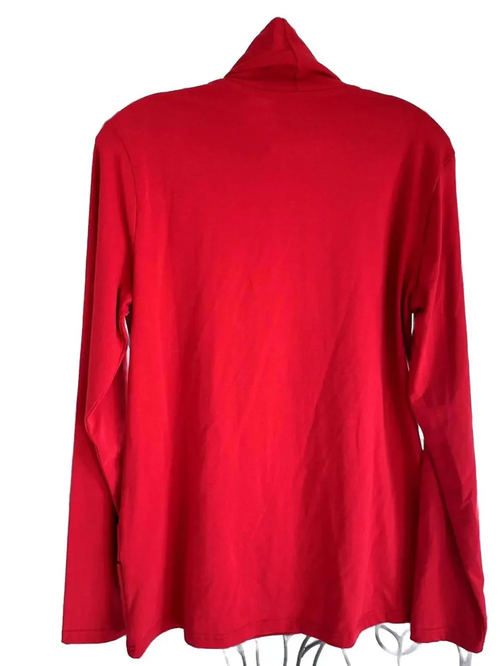Roots women's Red Active Half-Zip Pullover Sweater- Large - Picture 5 of 9